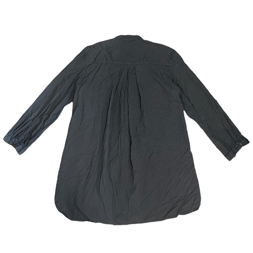 OSKA | Grey Oversized Long Sleeve Button Down Tunic Top - Picture 3 of 13